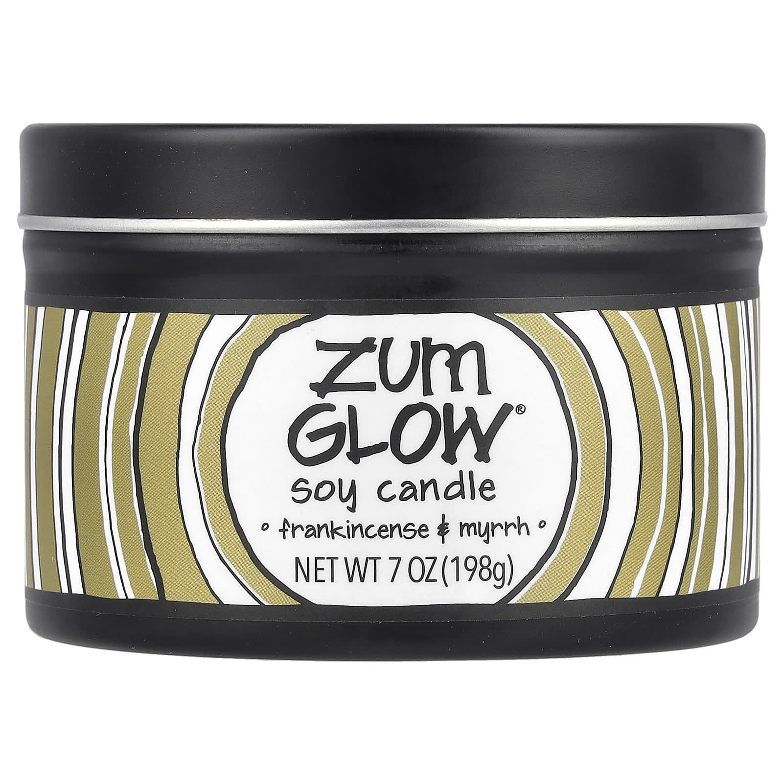 ZUM, Glow®, Soy Candle, Frankincense & Myrrh, 7 oz (198 g) - Image 1