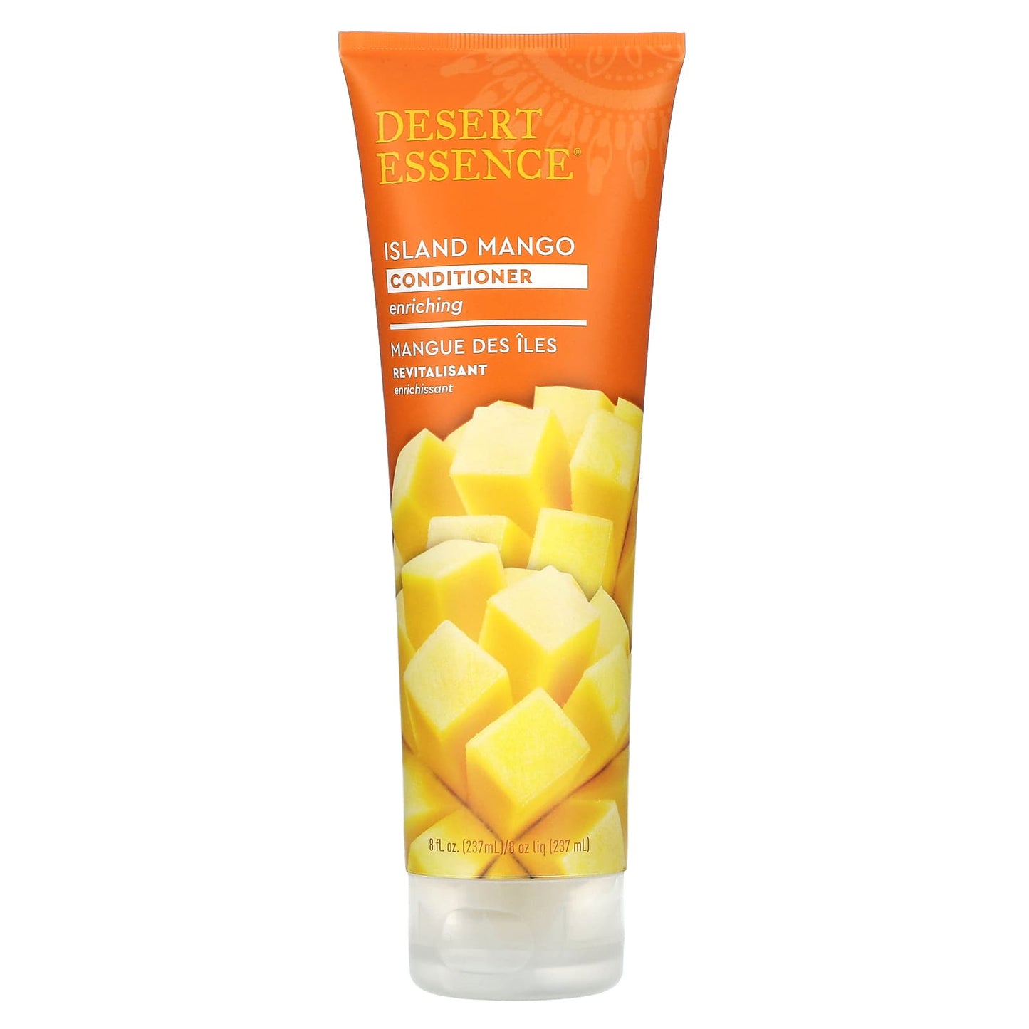 Desert Essence Island Mango Conditioner, 8 fl oz - Gluten Free & Vegan - Image 1