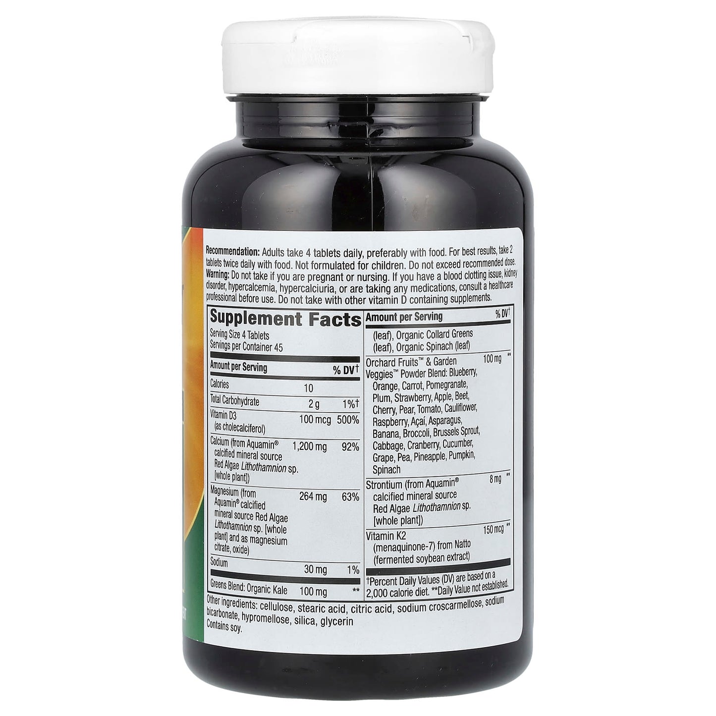 Nature's Way, Alive! Calcium Max Absorption, 180 Tablets - Image 2