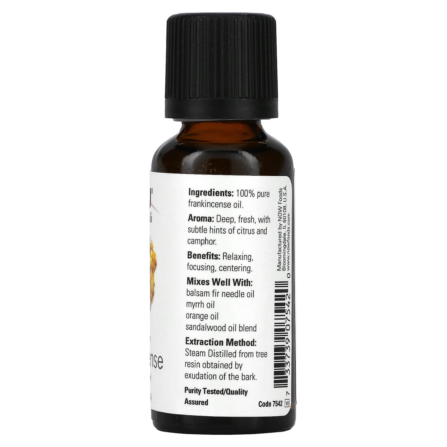 NOW Foods, Essential Oils, Frankincense, 1 fl oz (30 ml) - Image 2
