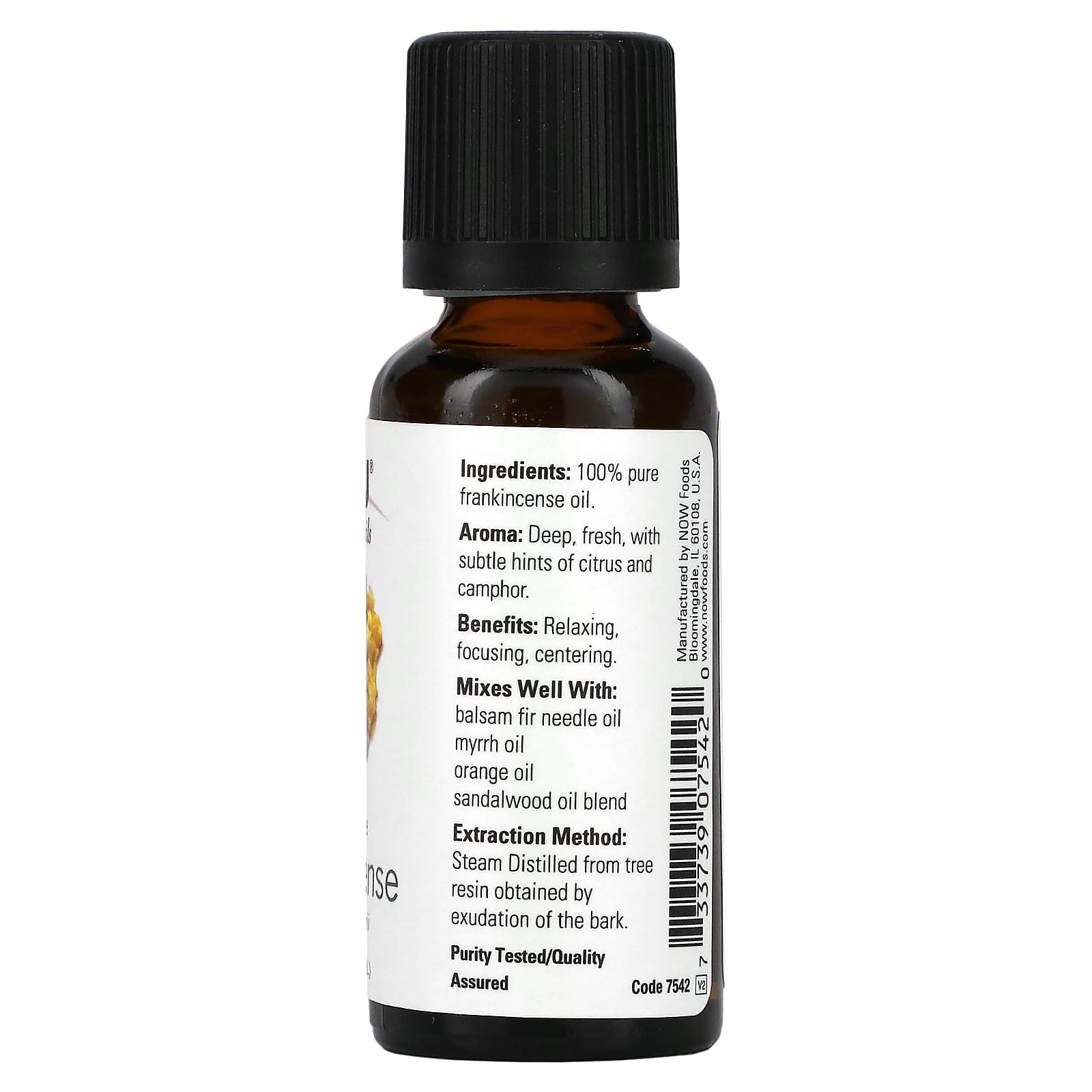 NOW Foods, Essential Oils, Frankincense, 1 fl oz (30 ml) - Image 2