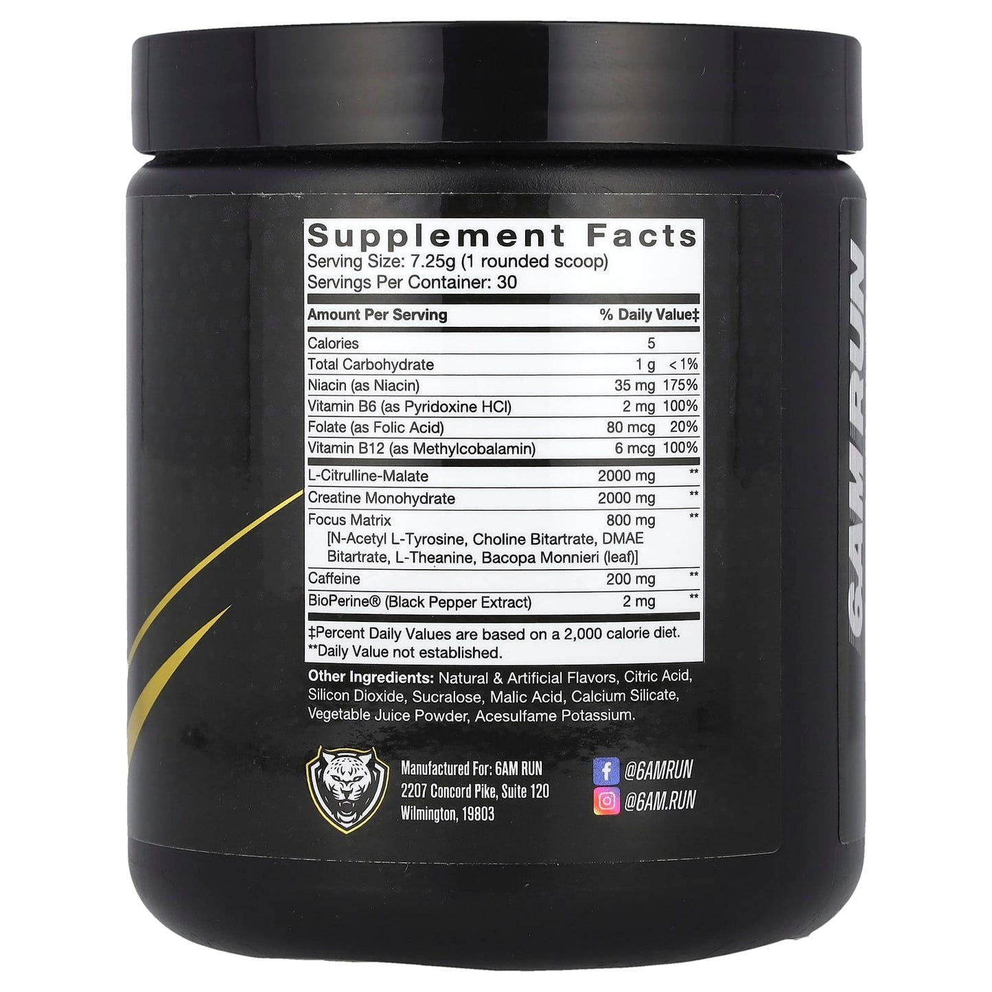 6AM Run Pre-Workout Energy Boost for Cardio Workouts - Image 2