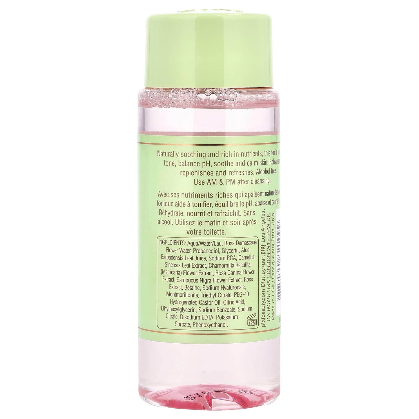 Pixi Beauty, Rose Tonic, Rose & Elderberry Nourishing Toner, Alcohol Free, 3.4 fl oz (100 ml) - Image 2