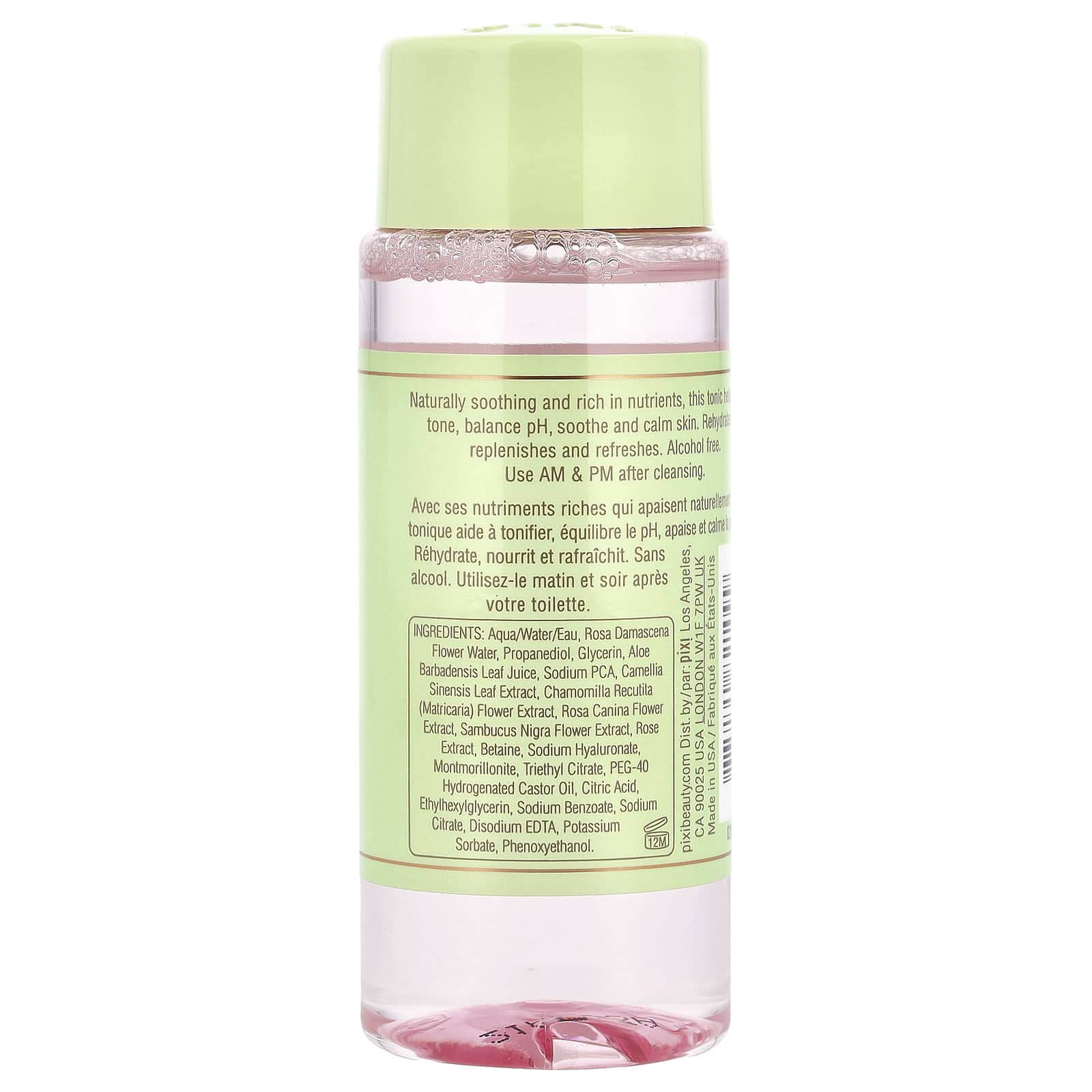 Pixi Beauty, Rose Tonic, Rose & Elderberry Nourishing Toner, Alcohol Free, 3.4 fl oz (100 ml) - Image 2