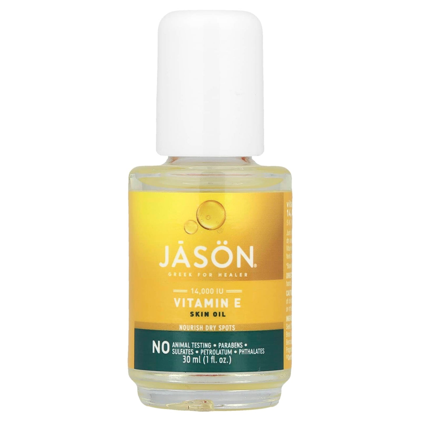 Vitamin E Skin Oil for Dry Spots - 14,000 IU - 1 fl oz (30 ml) - Image 1