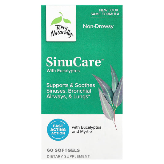 Terry Naturally, SinuCare™ with Eucalyptus, 60 Softgels - Image 1