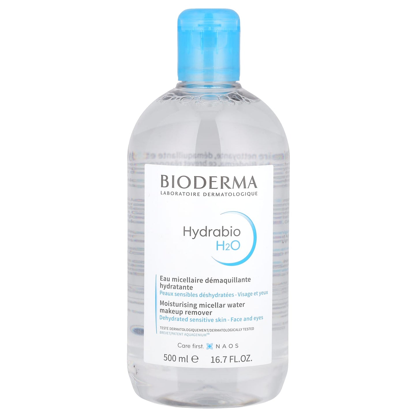 Bioderma Hydrabio H2O Micellar Water Makeup Remover, Sensitive Skin - Image 1