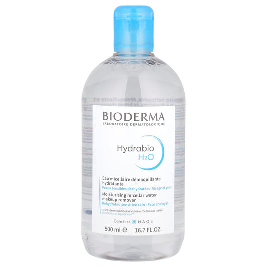 Bioderma Hydrabio H2O Micellar Water Makeup Remover, Sensitive Skin - Image 1
