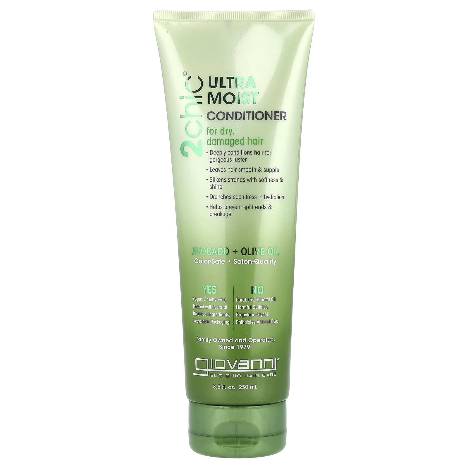 Giovanni 2chic Ultra Moist Conditioner for Dry Damaged Hair - Image 1