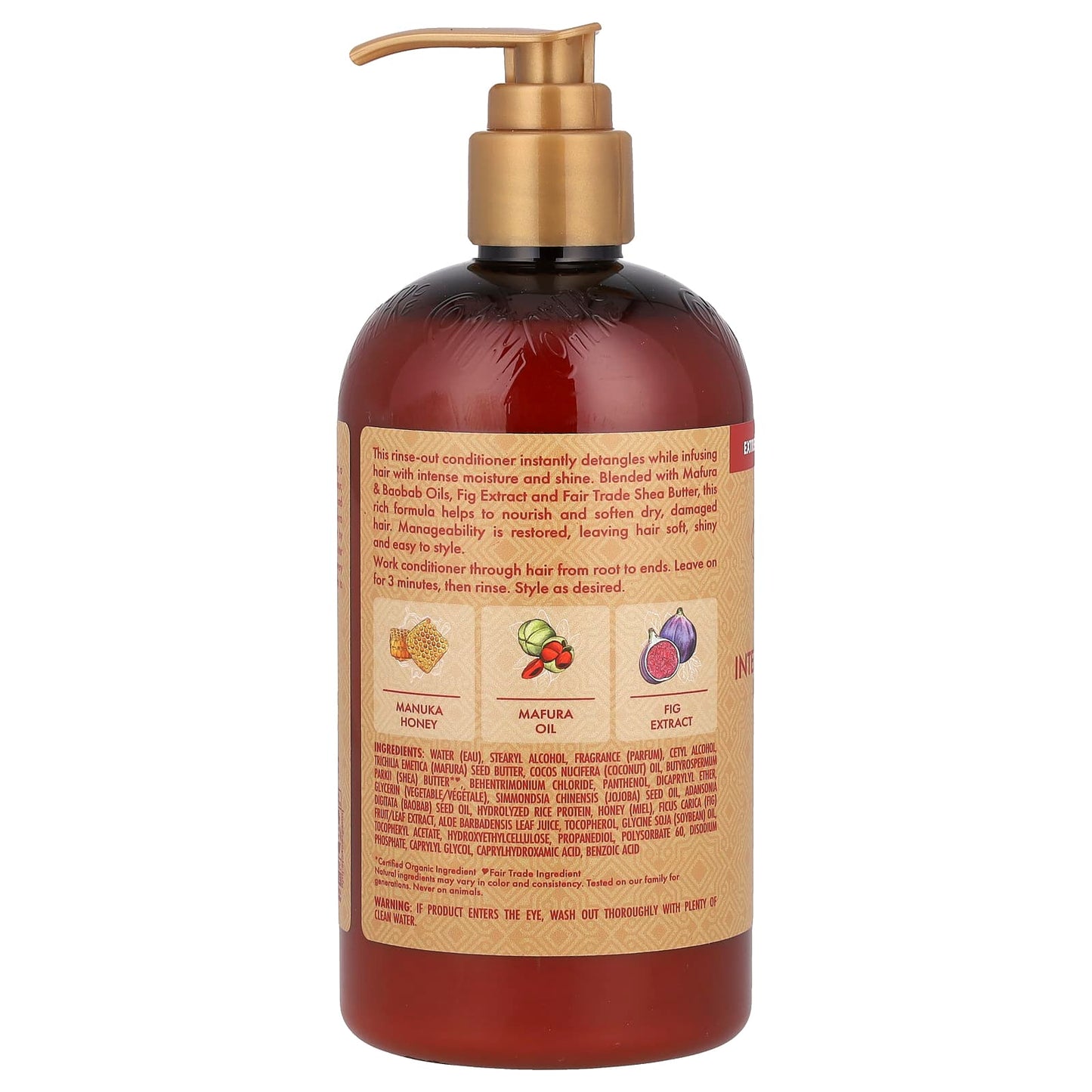 SheaMoisture, Manuka Honey & Mafura Oil, Intensive Hydration Conditioner, 13 fl oz (384 ml) - Image 2