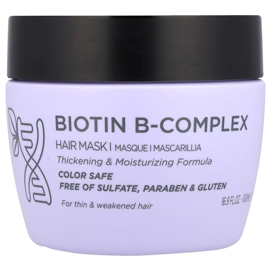 Luseta Beauty, Biotin B-Complex, Hair Mask, Thin & Weakened Hair, 16.9 fl oz (500 ml) - Image 1