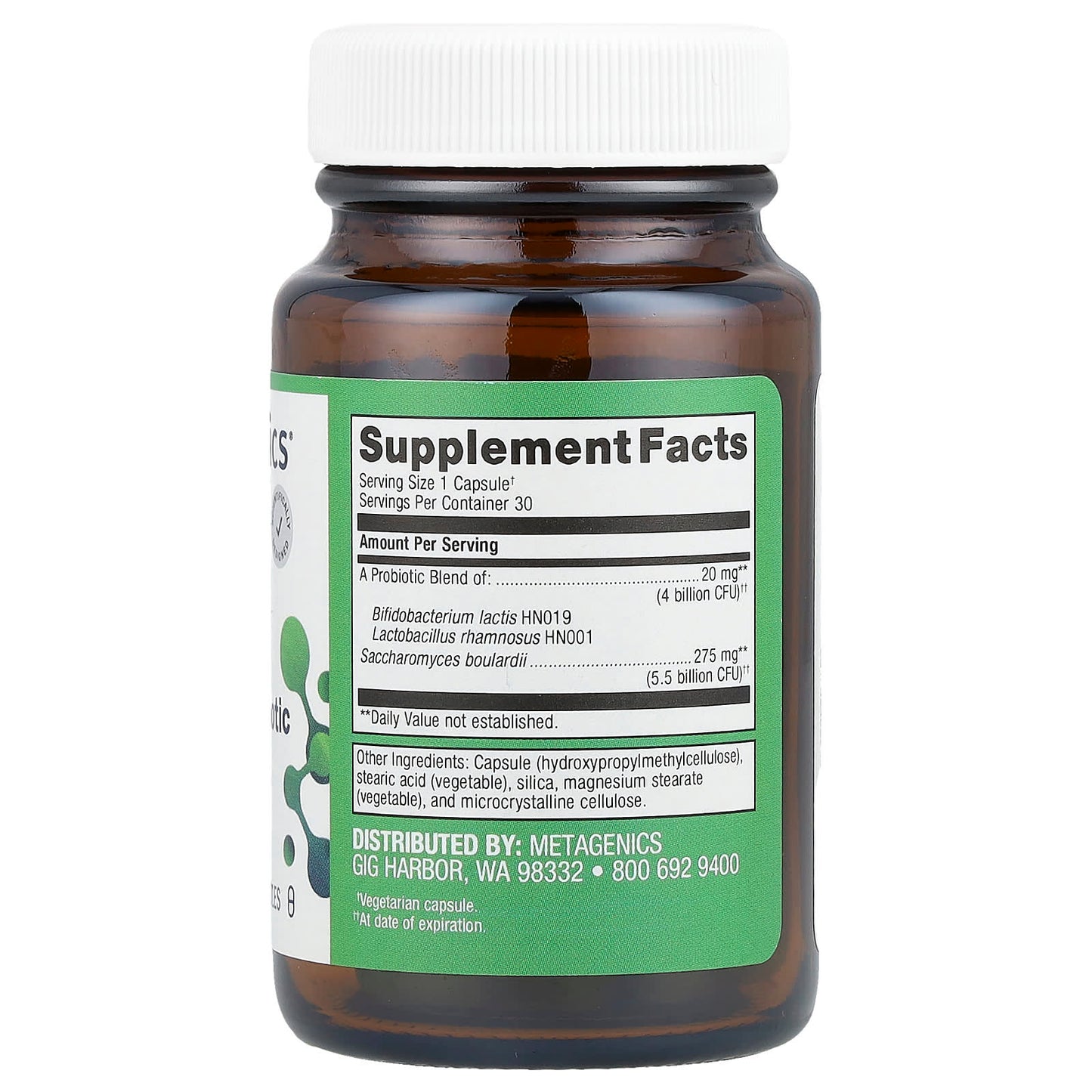 Metagenics, UltraFlora® Acute Care Probiotic, 30 Capsules - Image 2
