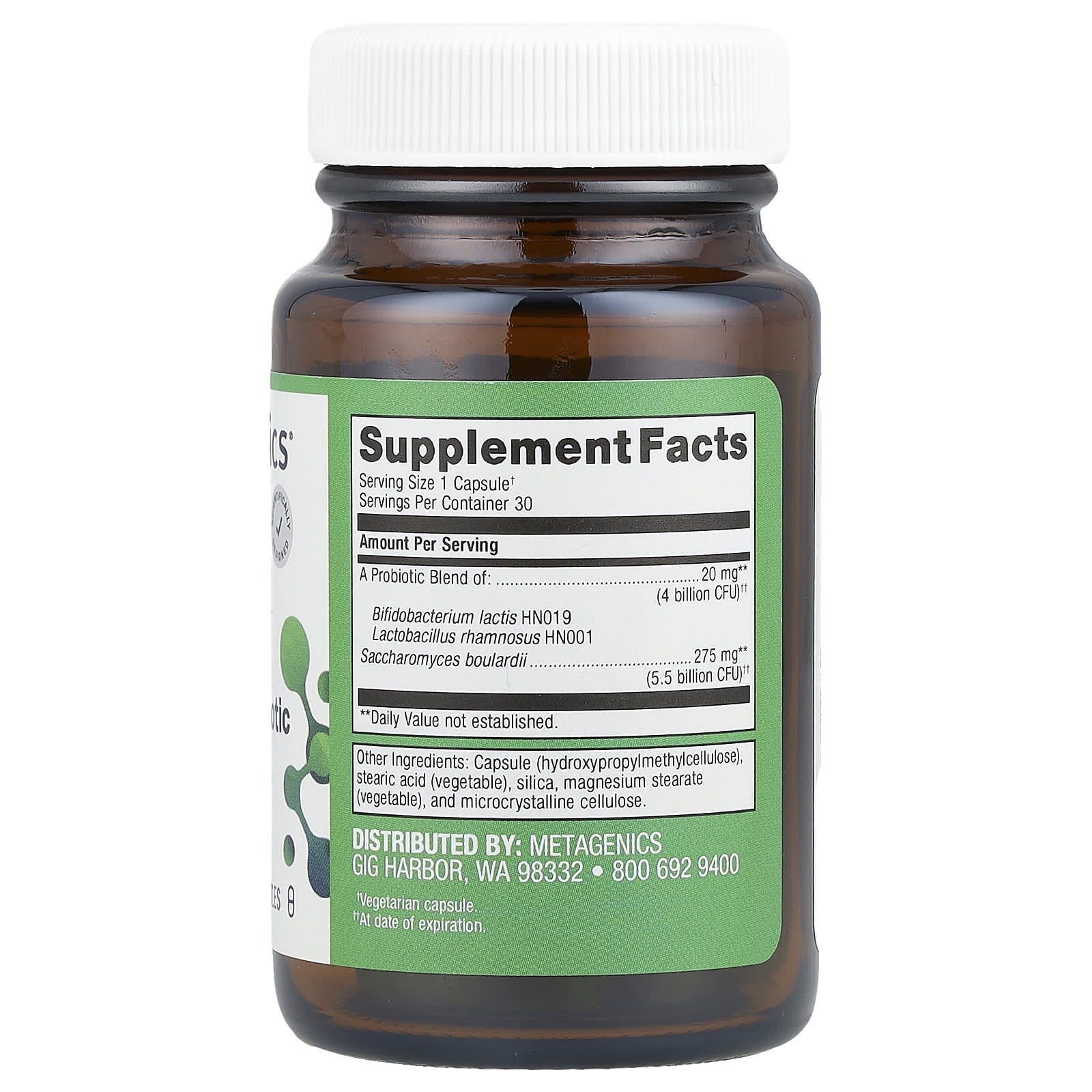 Metagenics, UltraFlora® Acute Care Probiotic, 30 Capsules - Image 2
