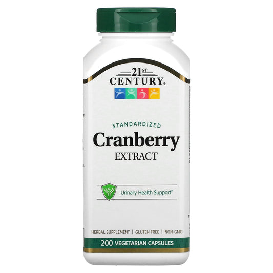 Cranberry Extract for Urinary Health - 200 Capsules by 21st Century - Image 1
