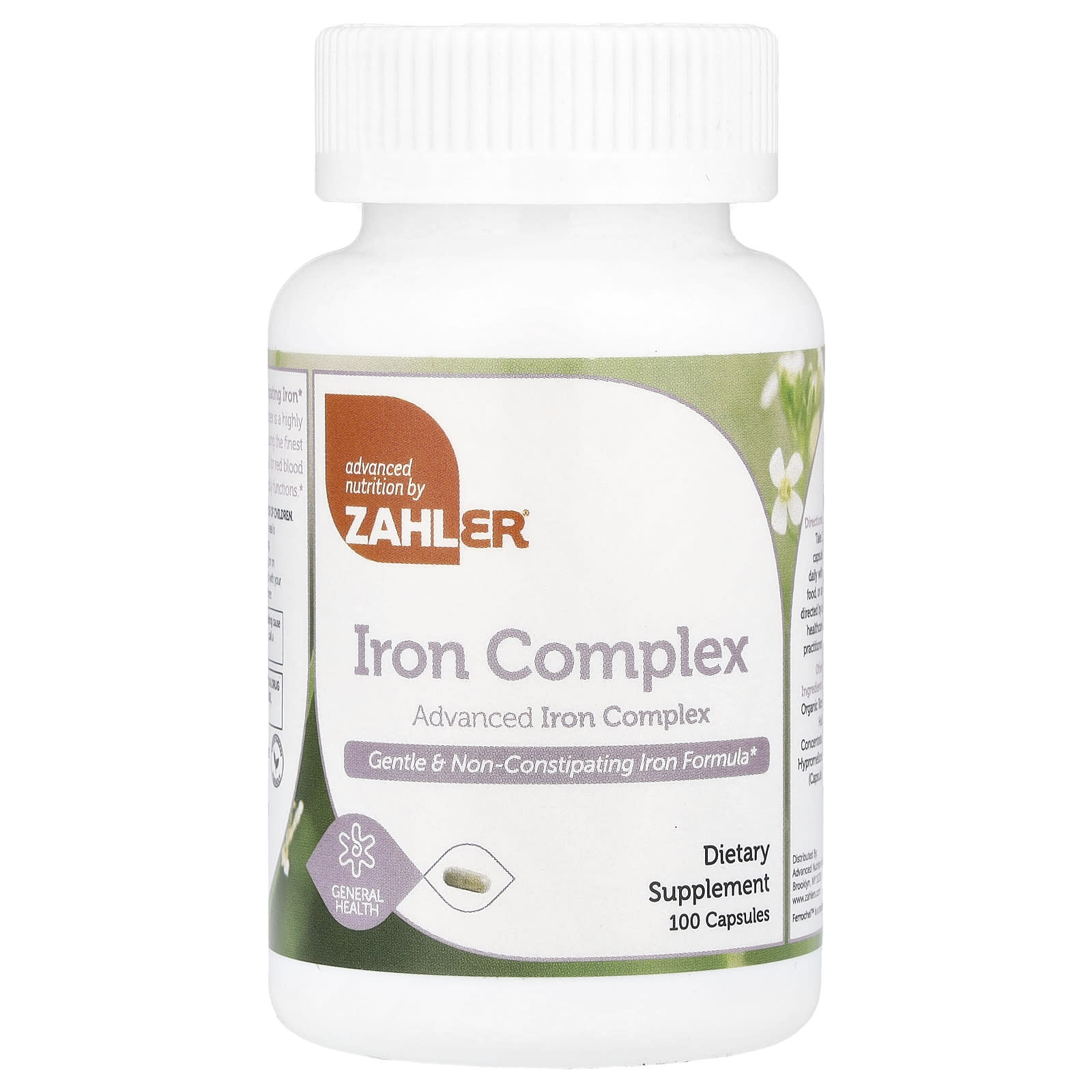 Zahler, Iron Complex, 100 Capsules - Image 1