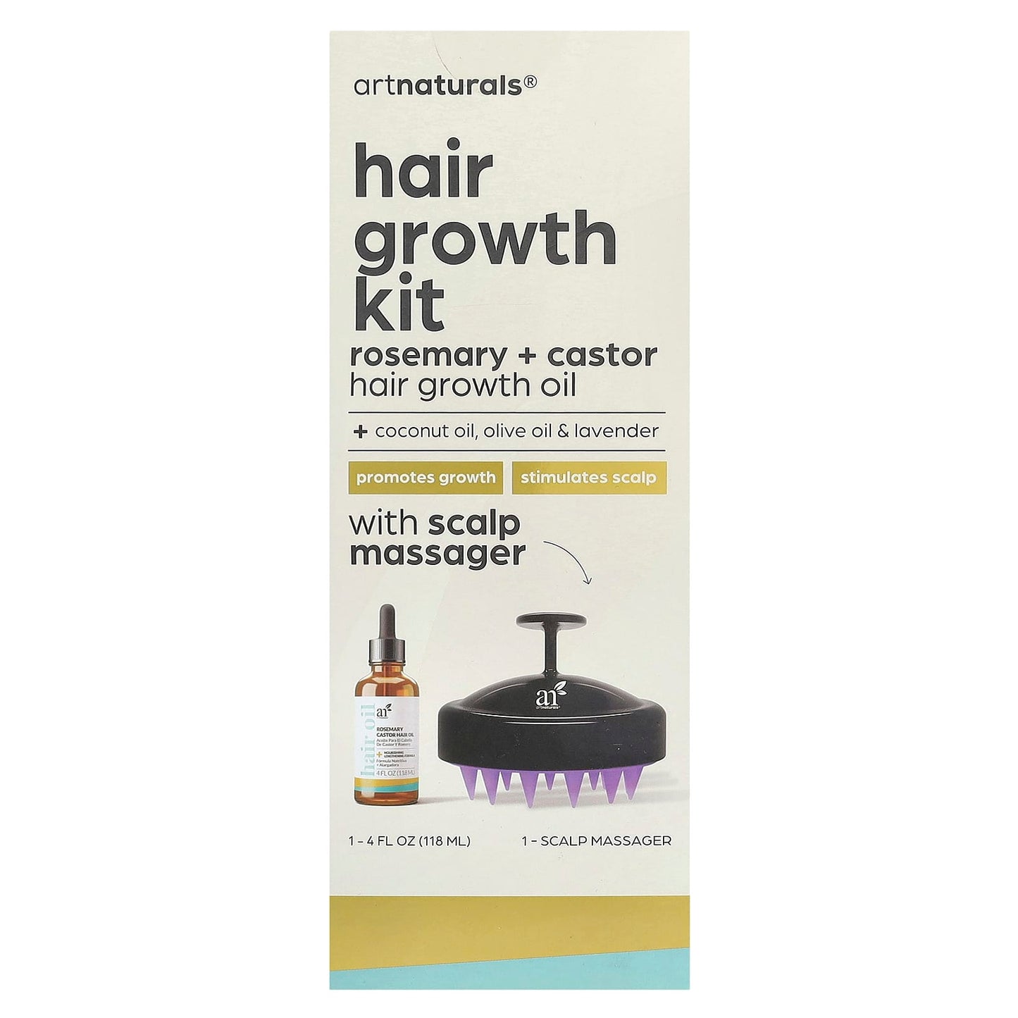 Rosemary Castor Hair Oil Growth Kit - Natural Hair Care - Image 2