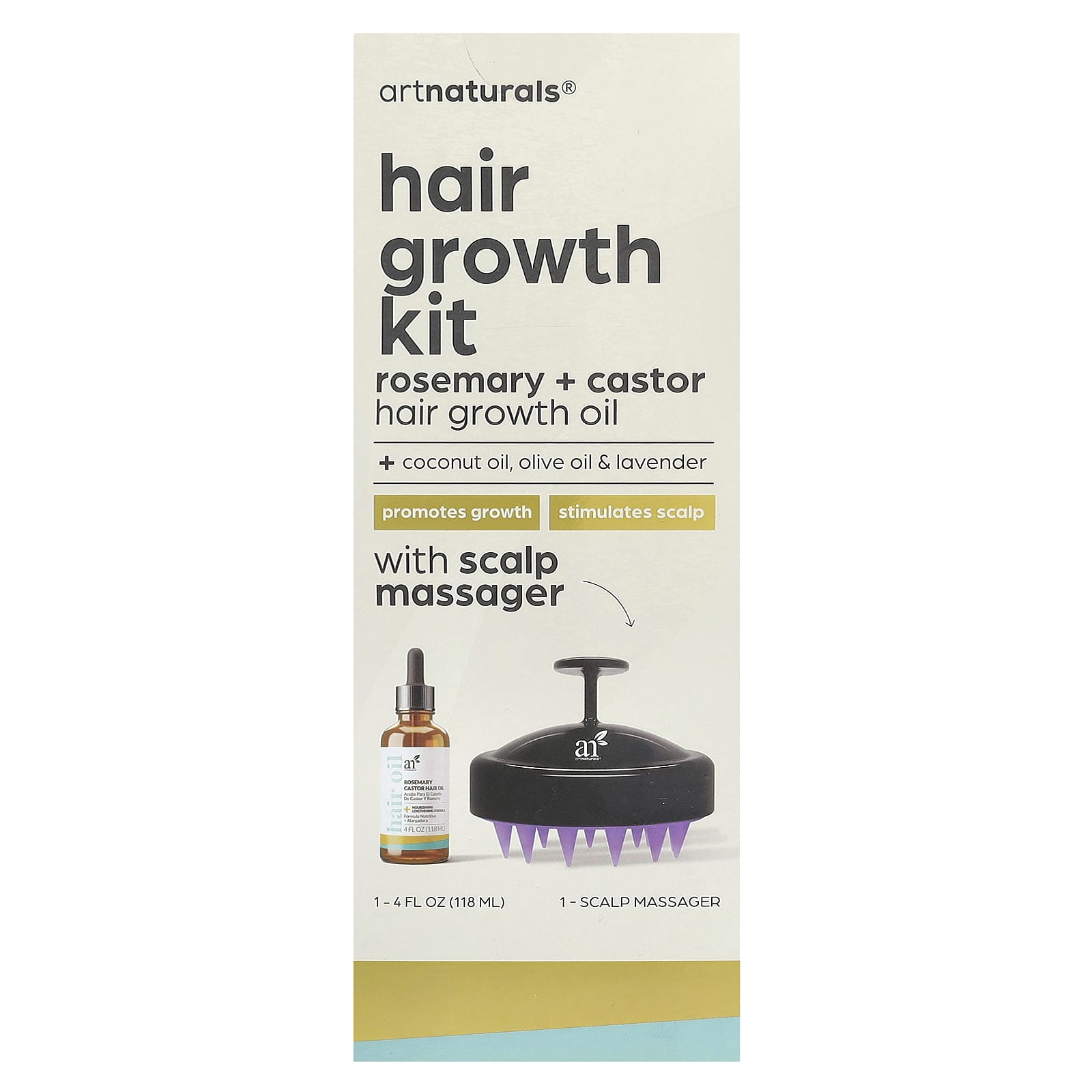 Rosemary Castor Hair Oil Growth Kit - Natural Hair Care - Image 2