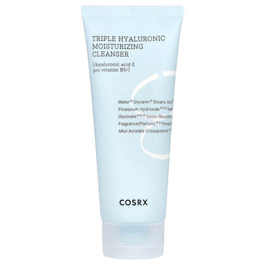 CosRx Triple Hyaluronic Moisturizing Cleanser - Hydrate & Glow - Image 1