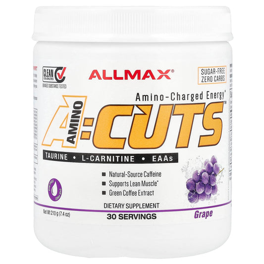 ALLMAX ACUTS Amino-Charged Energy Grape, 7.4 oz - Image 1