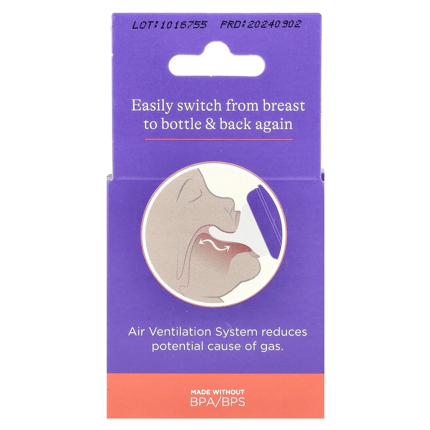 Lansinoh, NaturalWave® Nipples, 3 Months+, Medium Flow, 2 Nipples - Image 2
