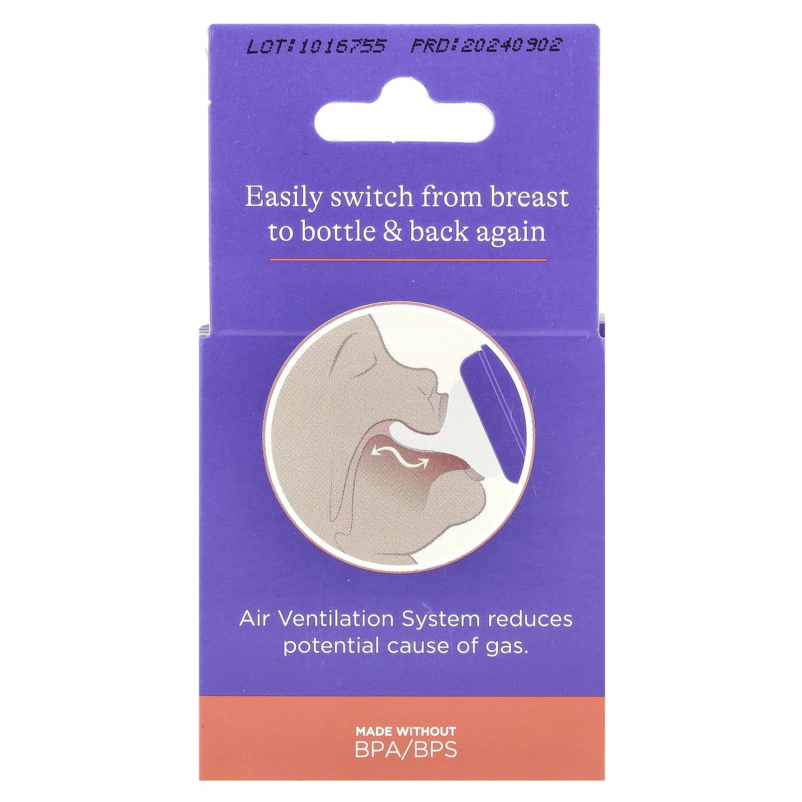 Lansinoh, NaturalWave® Nipples, 3 Months+, Medium Flow, 2 Nipples - Image 2