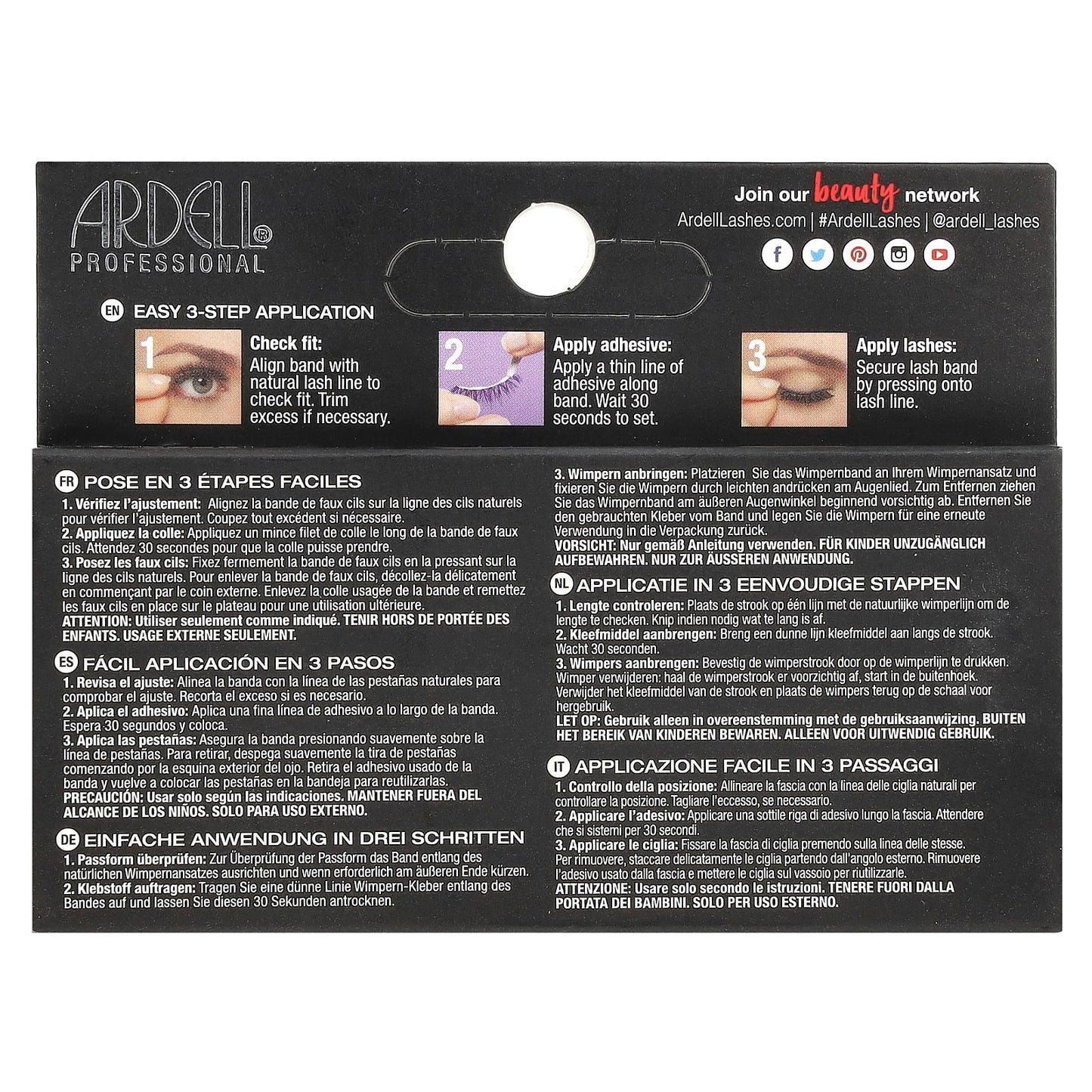 Ardell Faux Mink Lashes - Wispies, Red Carpet Ready! - Image 2