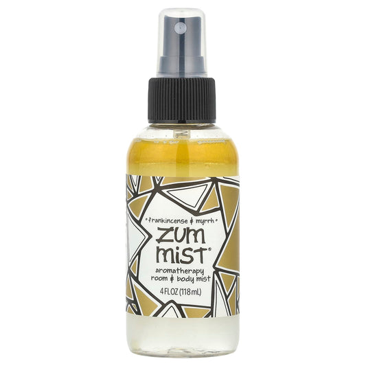 ZUM, Zum Mist®, Aromatherapy Room & Body Mist, Frankincense & Myrrh, 4 fl oz (118 ml) - Image 1