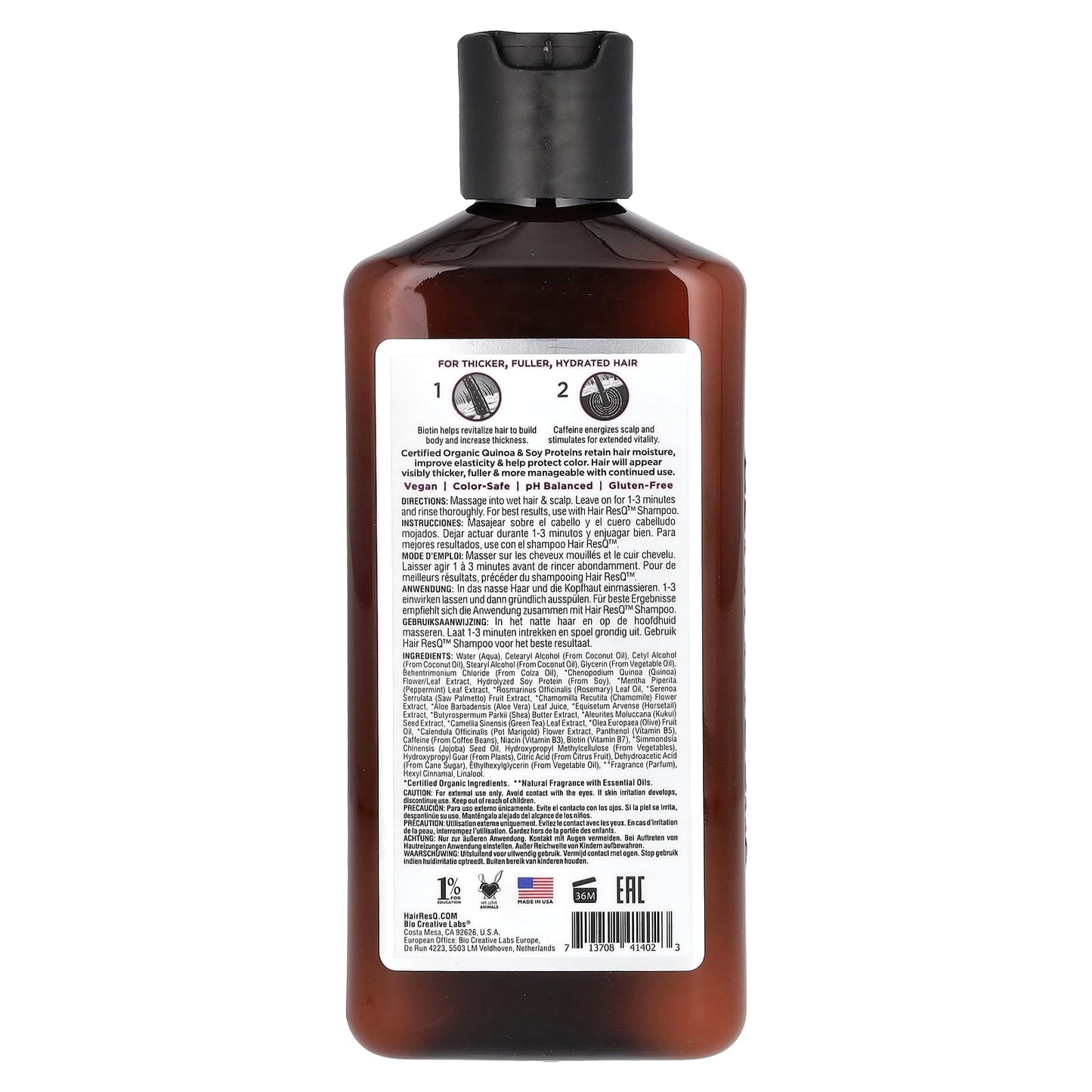 Petal Fresh, Hair ResQ®, Thickening Conditioner, Color Protection, 12 fl oz (355 ml) - Image 2