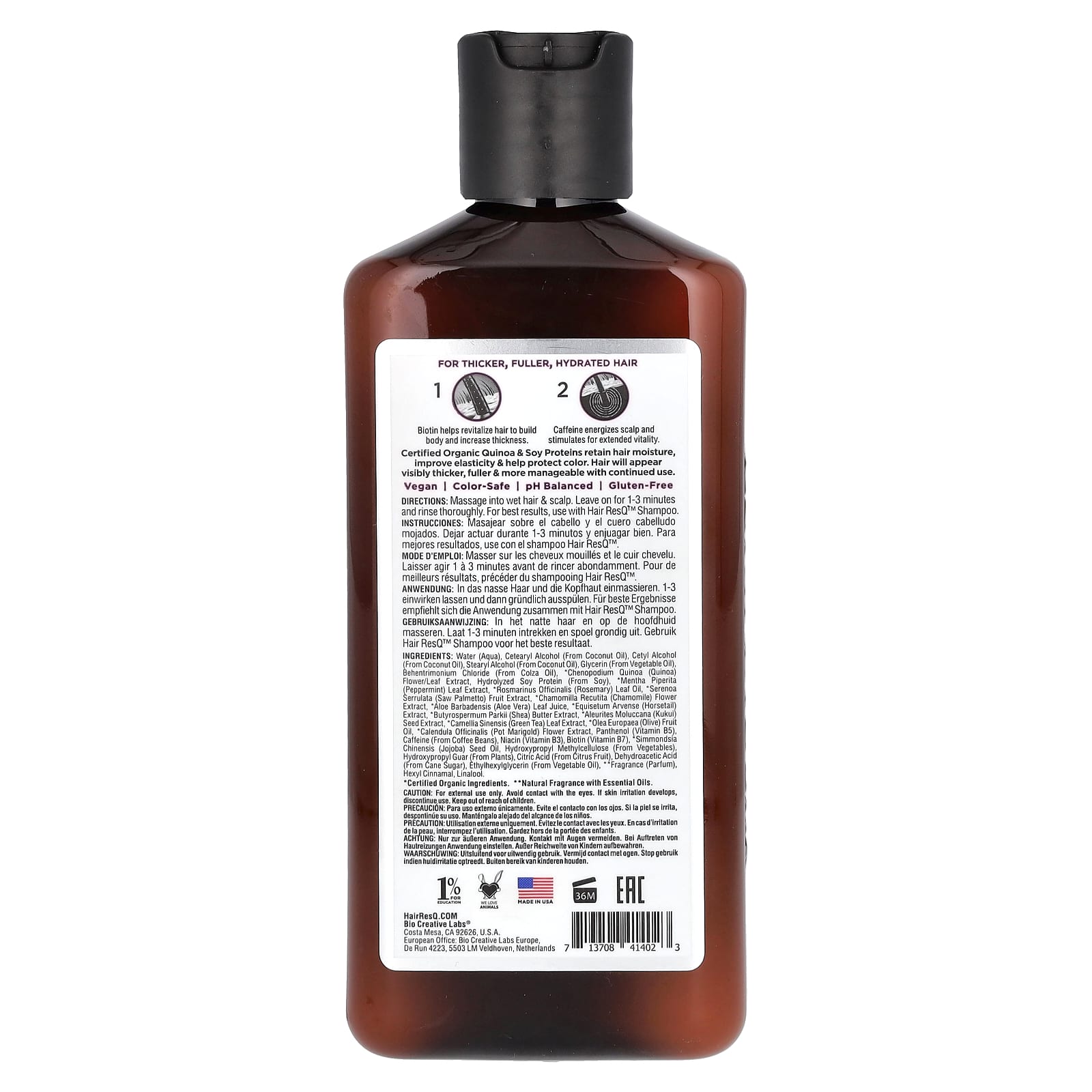 Petal Fresh, Hair ResQ®, Thickening Conditioner, Color Protection, 12 fl oz (355 ml) - Image 2