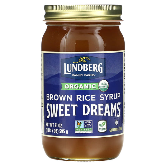 Lundberg, Sweet Dreams, Organic Brown Rice Syrup, 21 oz (595 g) - Image 1