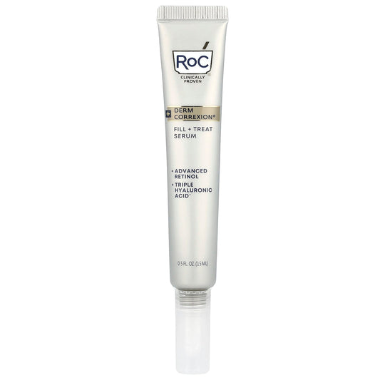 RoC, Derm Correxion®, Fill + Treat Serum, Advanced Retinol & Triple Hyaluronic Acid, 0.5 fl oz (15 ml) - Image 1