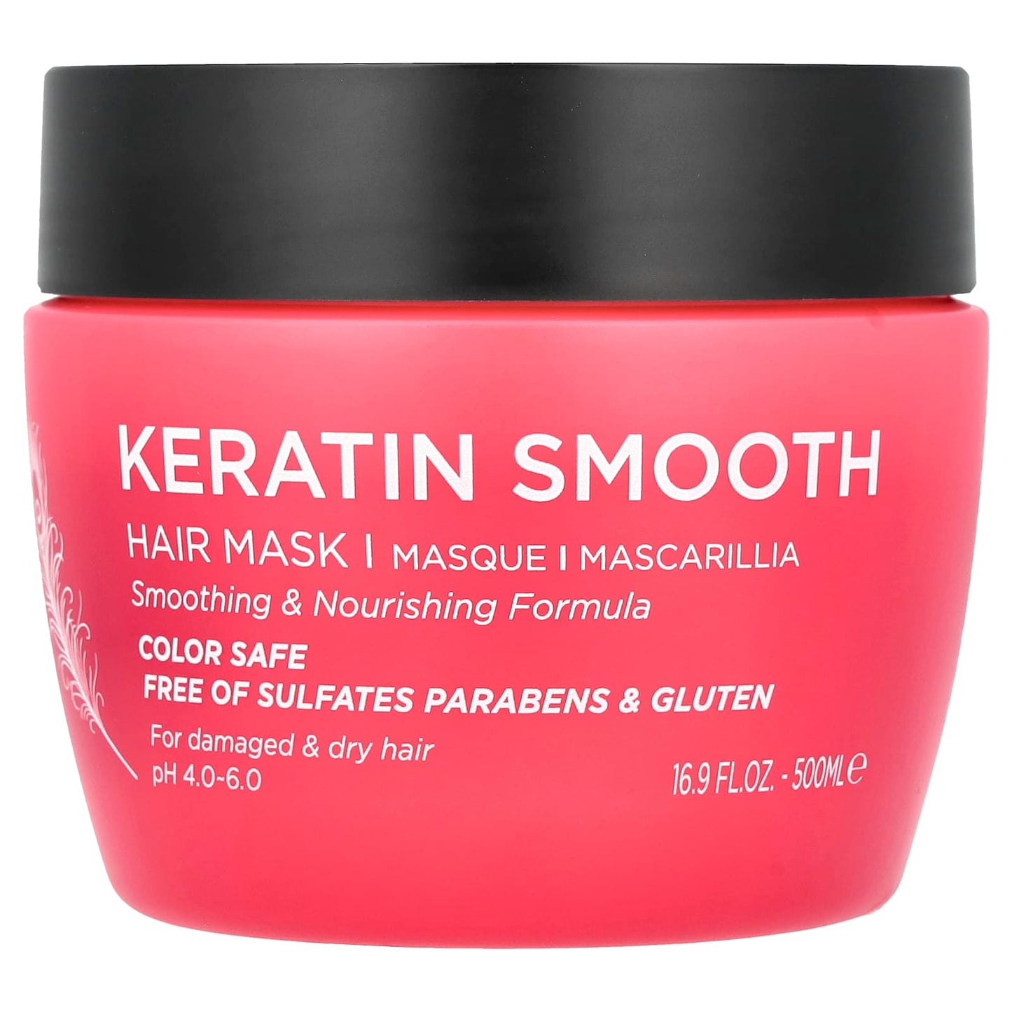 Luseta Beauty, Keratin Smooth, Hair Mask, 16.9 fl oz (500 ml) - Image 1