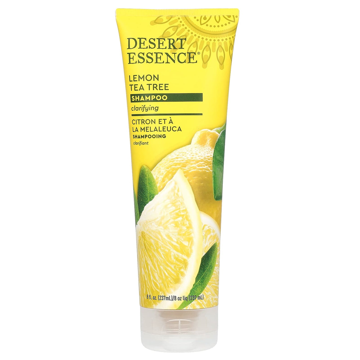 Desert Essence Lemon Tea Tree Shampoo, Gluten Free, 8 fl oz - Image 1