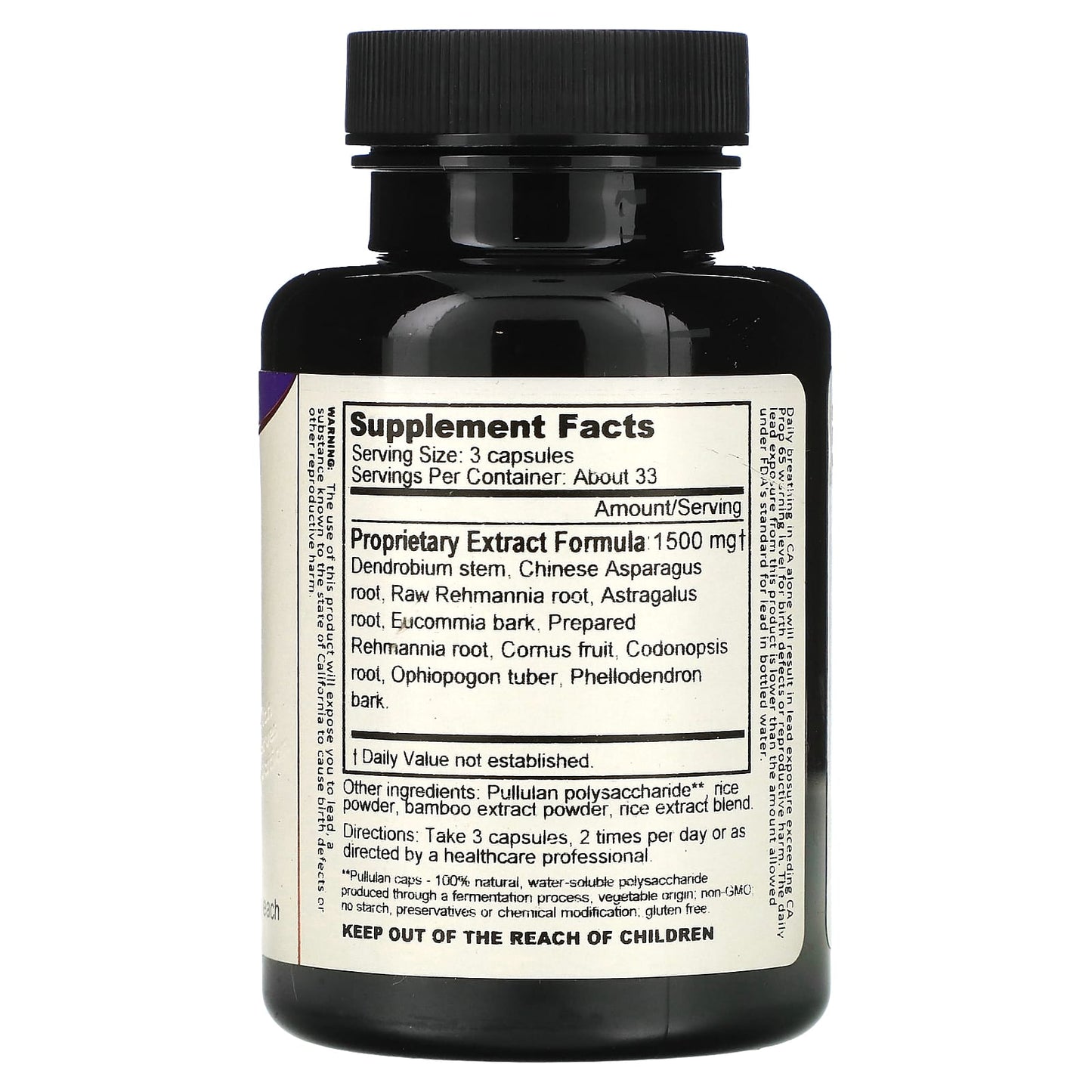 Dragon Herbs Jing 500mg, 100 Vegetarian Capsules for Energy & Vitality - Image 2
