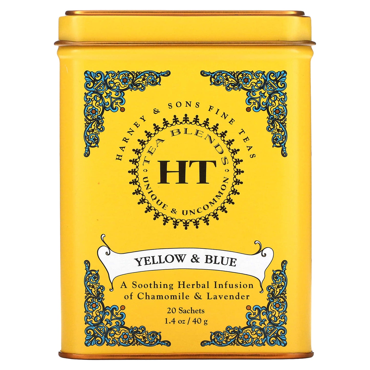 Harney & Sons Chamomile & Lavender Herbal Tea, Caffeine Free, 20 Sachets - Image 1