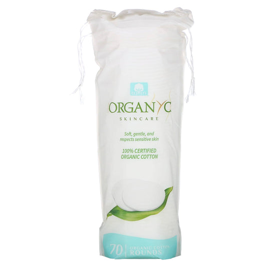 Organyc, Organic Cotton Rounds, 70 Pieces - Image 1