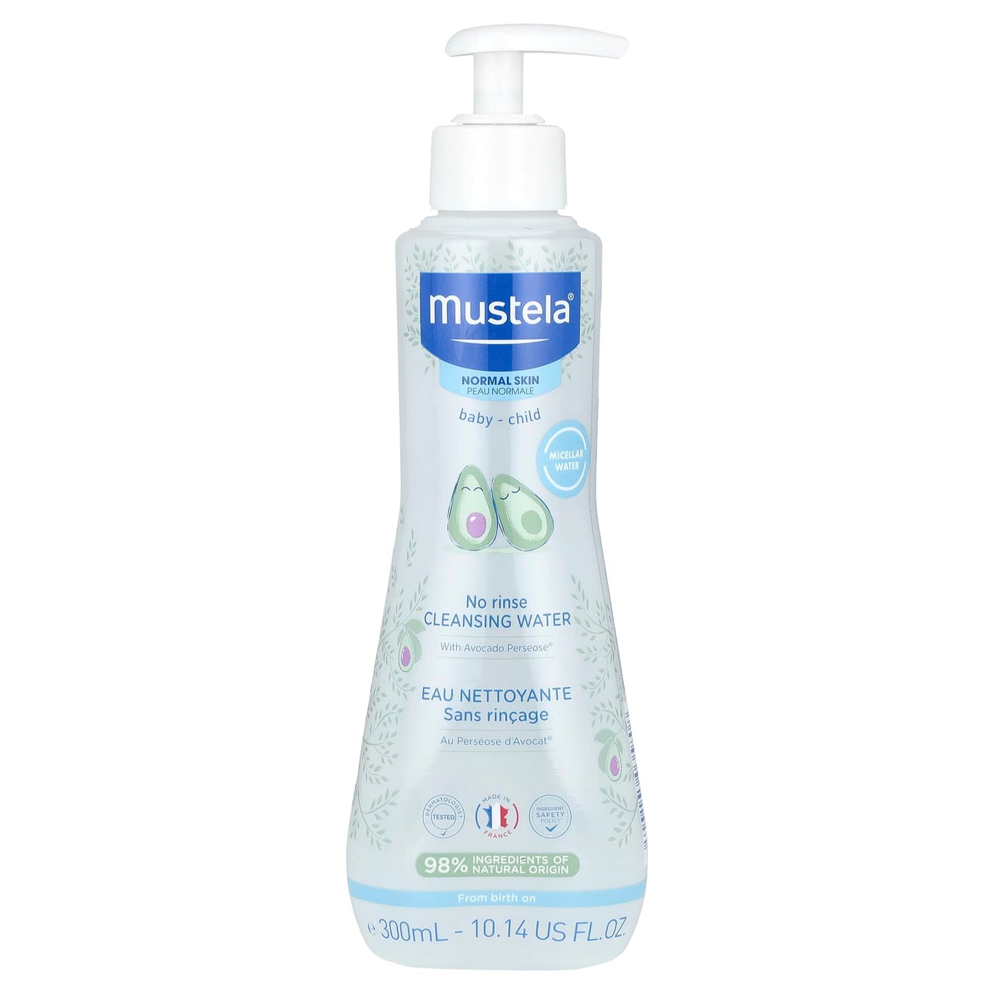 Mustela, Baby-Child, No Rinse Cleansing Water, 10.14 fl oz (300 ml) - Image 1