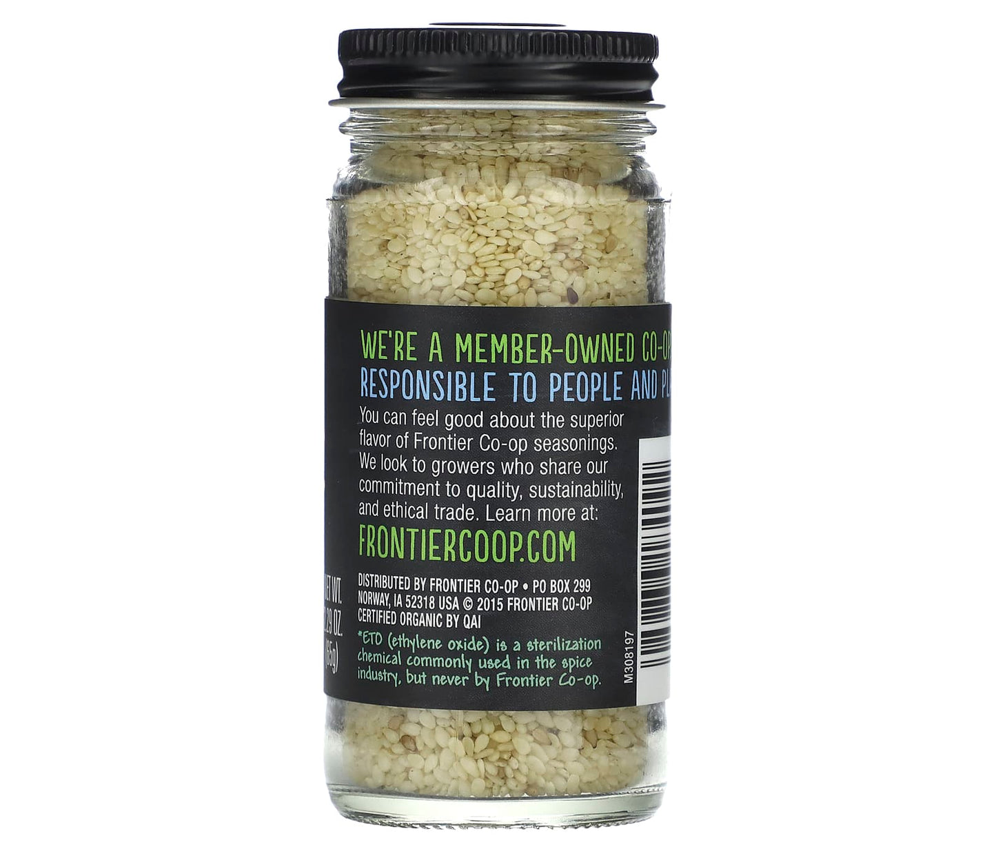 Organic Sesame Seeds by Frontier Co-op - 2.29 oz (65g) - Image 2