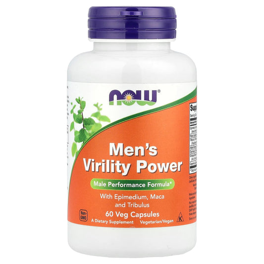 NOW Foods, Men's Virility Power , 60 Veg Capsules - Image 1