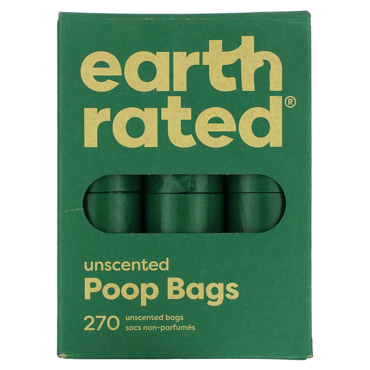 Earth Rated Unscented Dog Poop Bags 270 Count Leak-Proof - Image 1
