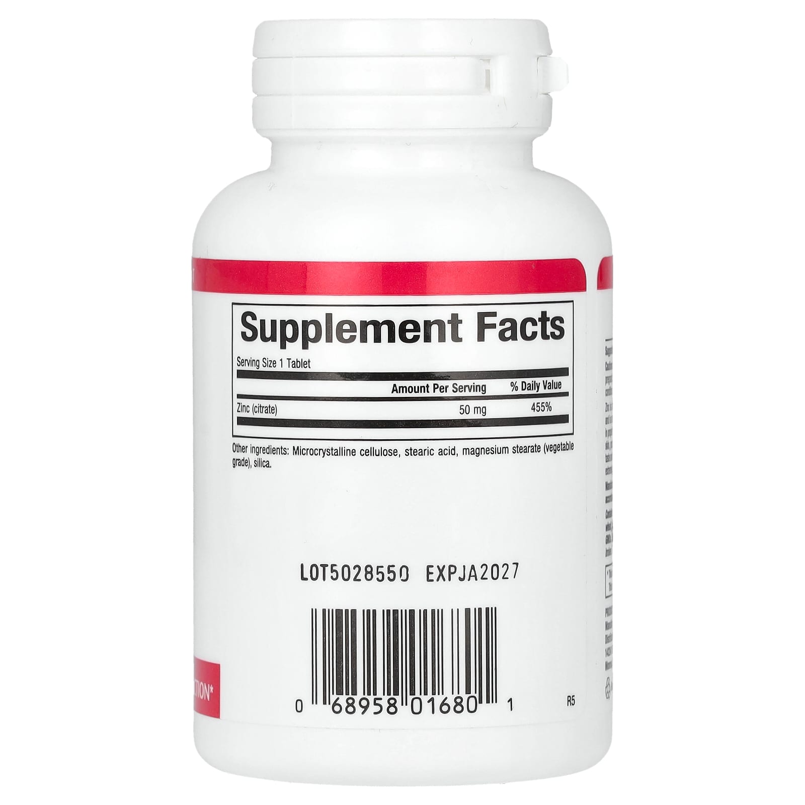Natural Factors, Zinc Citrate, 50 mg, 90 Tablets - Image 2