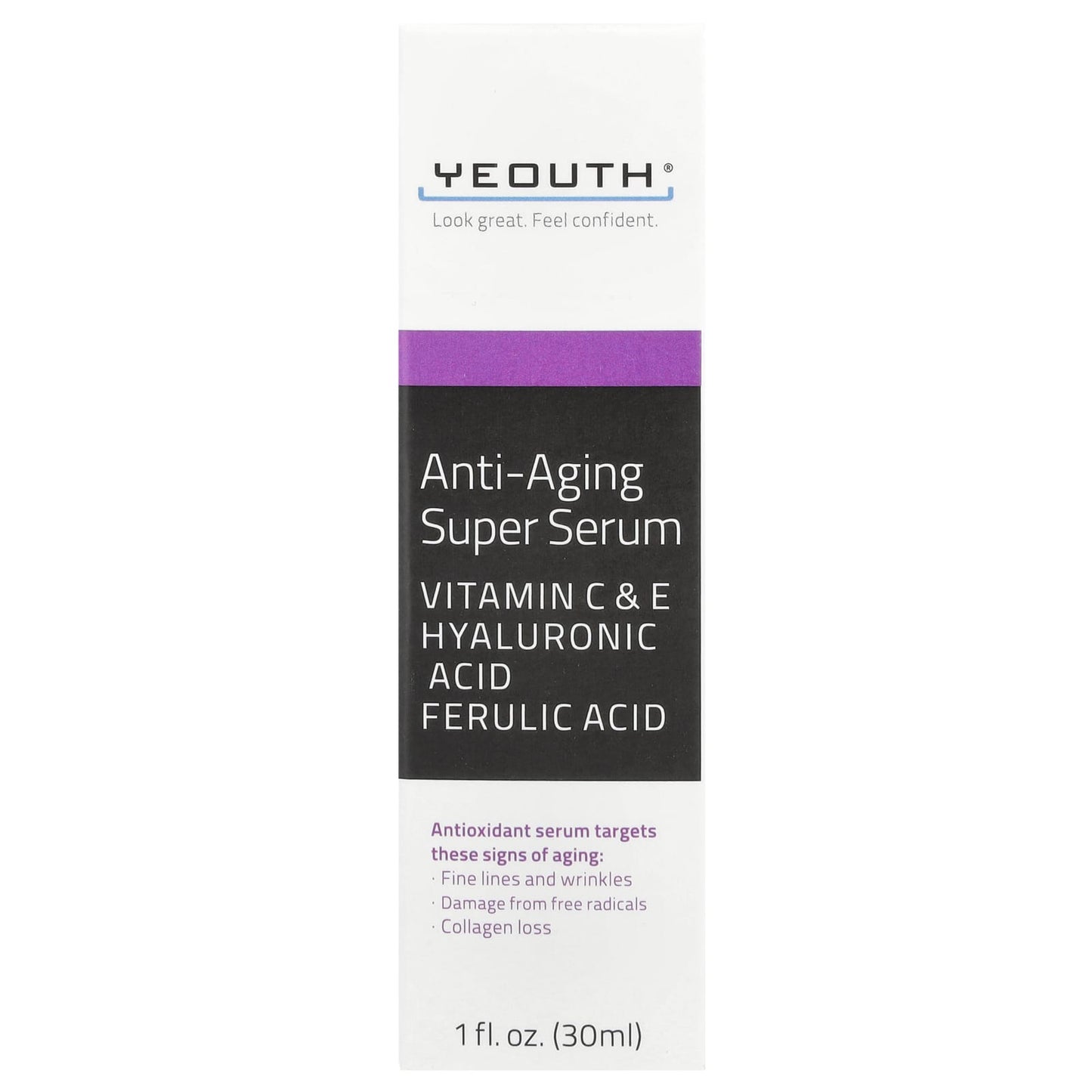 YEOUTH, Anti-Aging Super Serum, 1 fl oz (30 ml) - Image 2