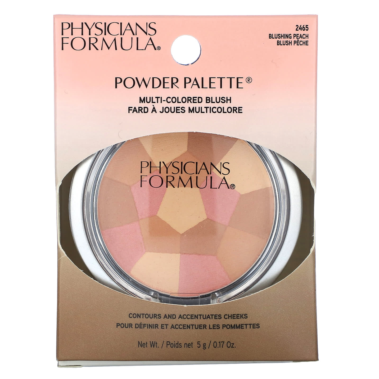 Physicians Formula, Powder Palette, Multi-Colored Blush, 2465 Blushing Peach, 0.17 oz (5 g) - Image 2
