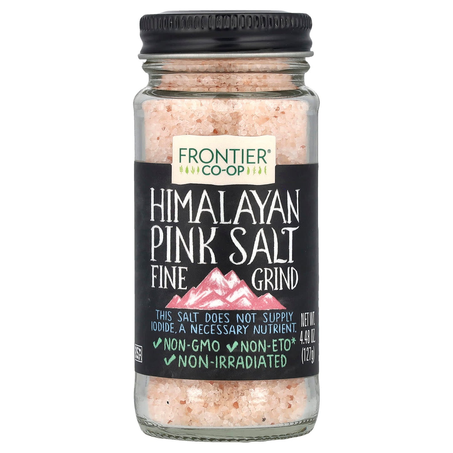 Naturally Harvested Himalayan Pink Salt, Fine Grind, 4.48 oz, Unsweetened - Image 1