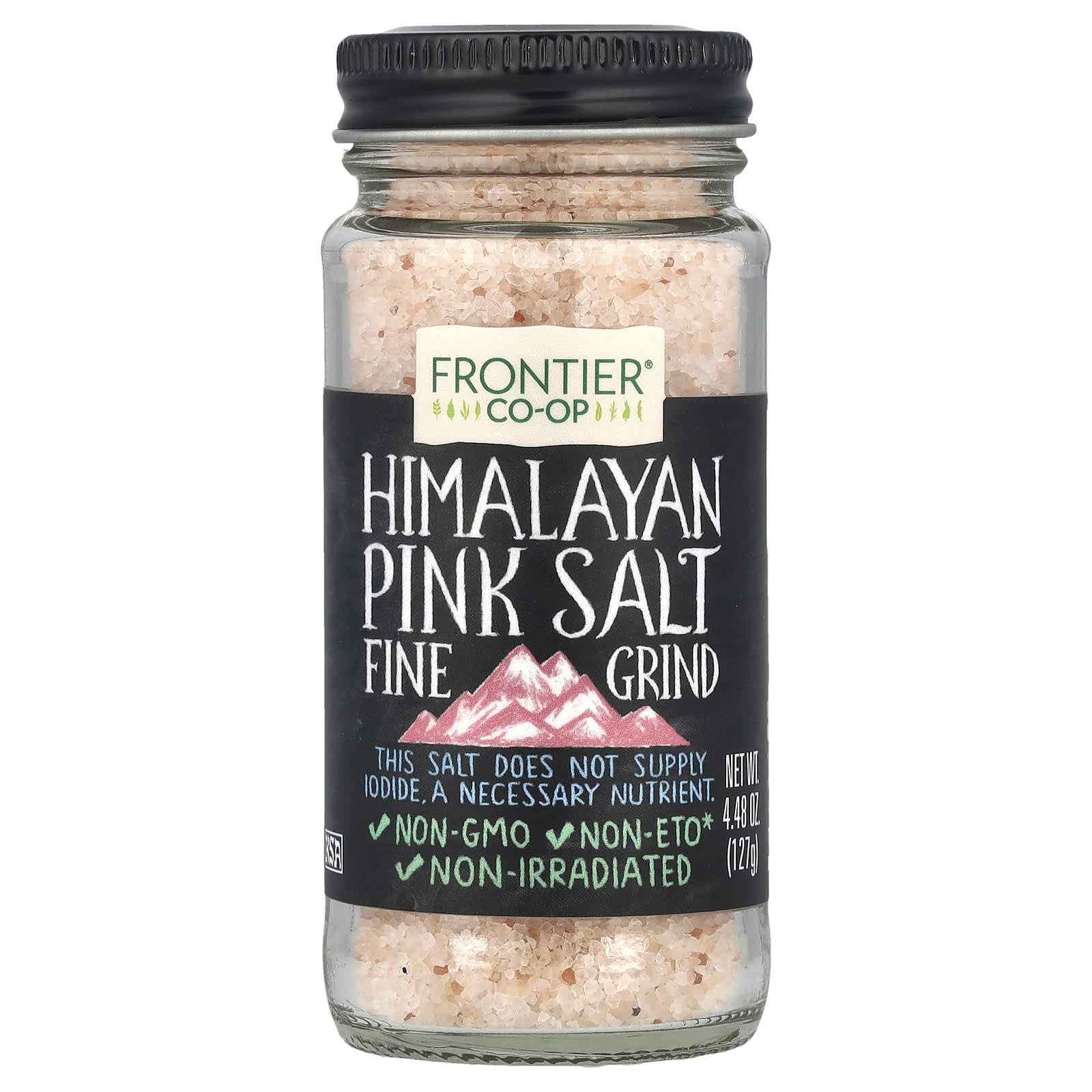 Naturally Harvested Himalayan Pink Salt, Fine Grind, 4.48 oz, Unsweetened - Image 1