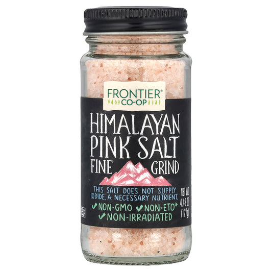 Naturally Harvested Himalayan Pink Salt, Fine Grind, 4.48 oz, Unsweetened - Image 1