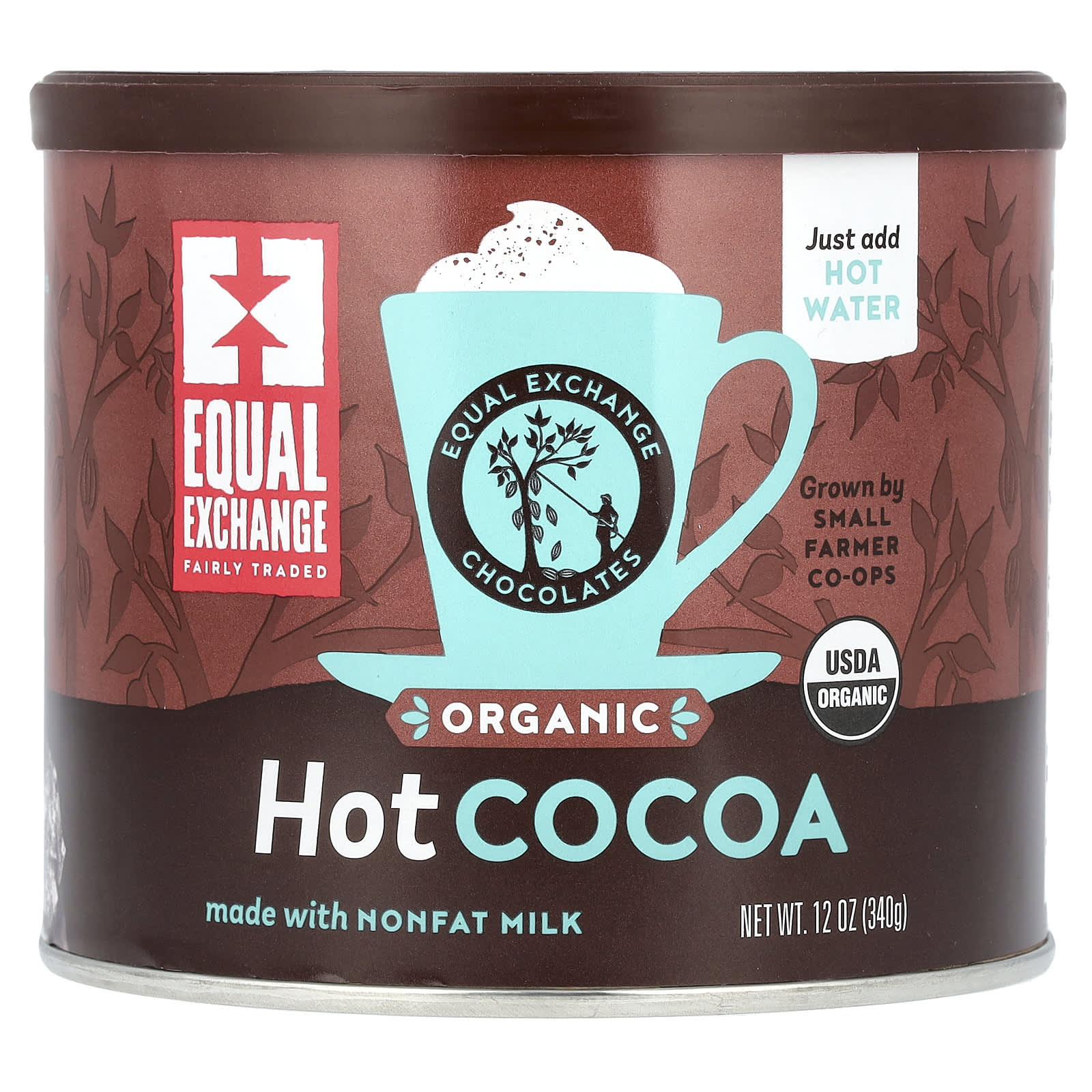 Organic Fair Trade Hot Cocoa by Equal Exchange, 12 oz - Image 1