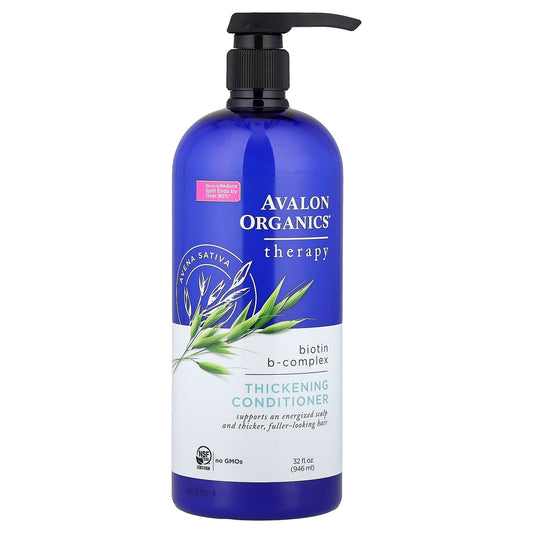 Avalon Organics Thickening Conditioner, Biotin & B-Complex, 32 fl oz - Image 1