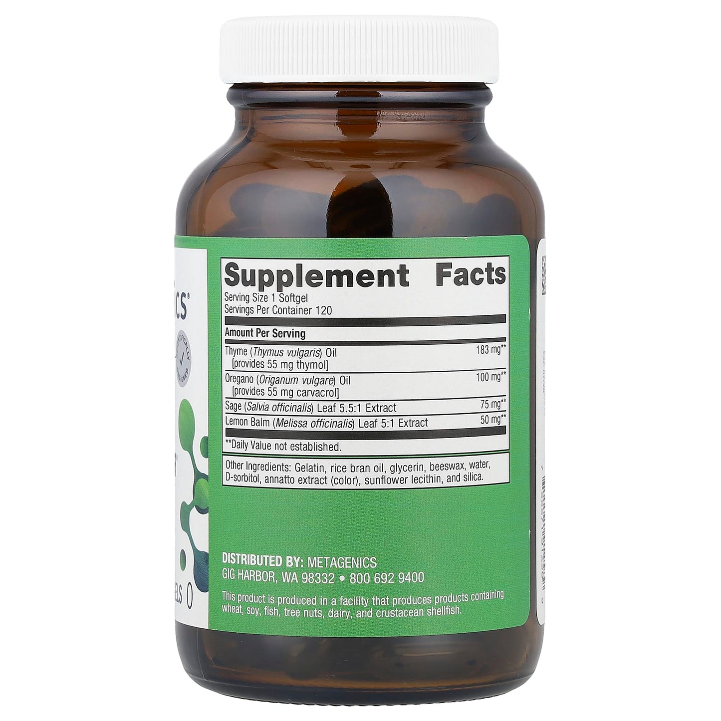 Metagenics, CandiBactin-AR®, 120 Softgels - Image 2