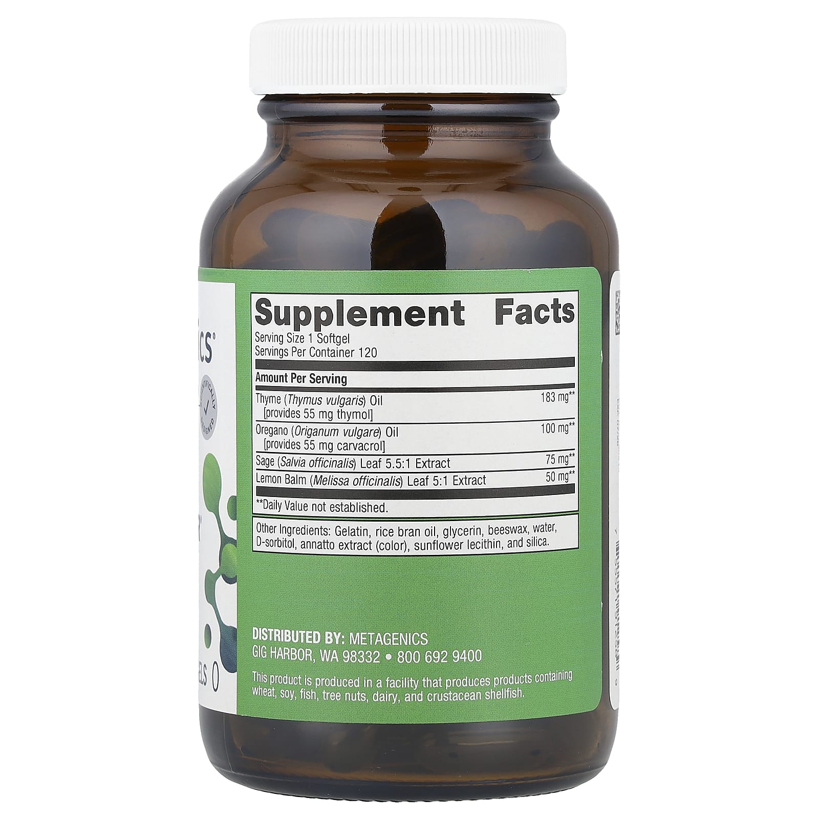 Metagenics, CandiBactin-AR®, 120 Softgels - Image 2